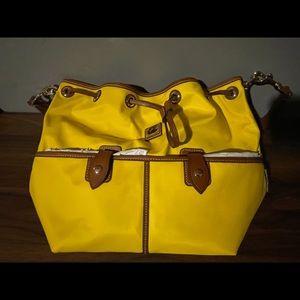 Dooney & Bourke Yellow Wayfarer Drawstring
